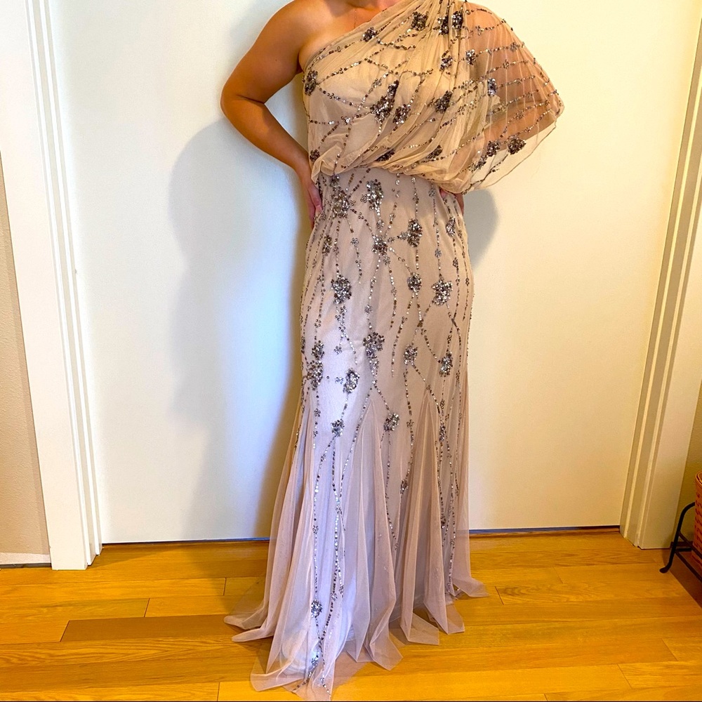 Adrianna Papell beaded gown, size 6